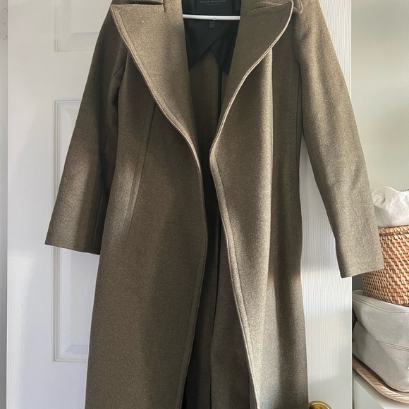 Club Monaco Collection Wool/Leather Coat - Picture 7 of 7